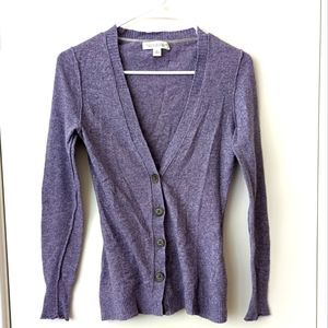 Women's Size S Banana Republic Cardigan in Purple